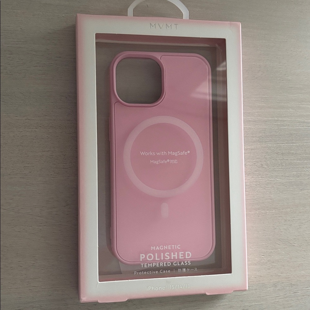 MVMT Bubblegum Pink iPhone 15/14/13 MagSafe Case